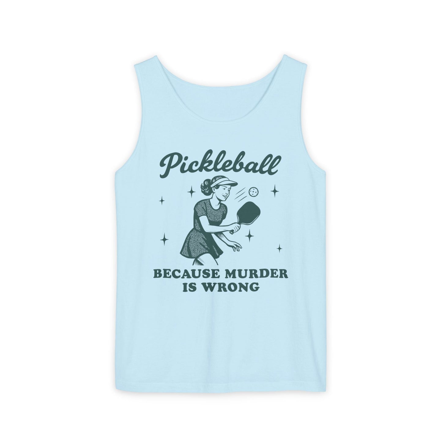 Murder Is Wrong Pickleball Tank Top