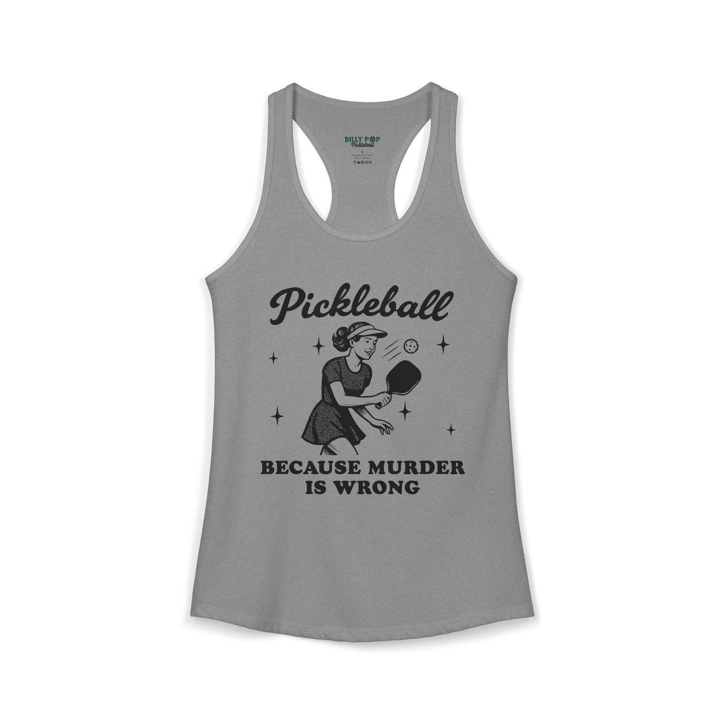 Murder Is Wrong Women's Racerback Tank