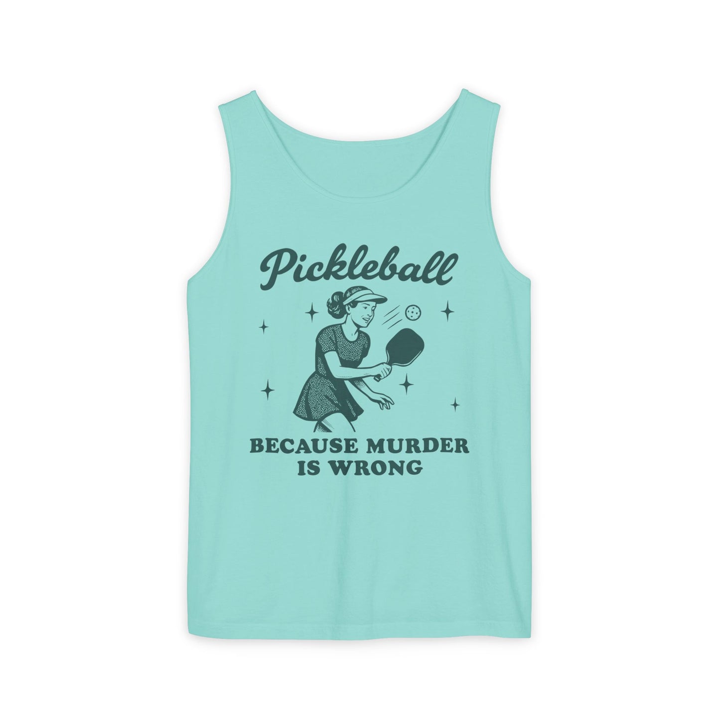 Murder Is Wrong Pickleball Tank Top