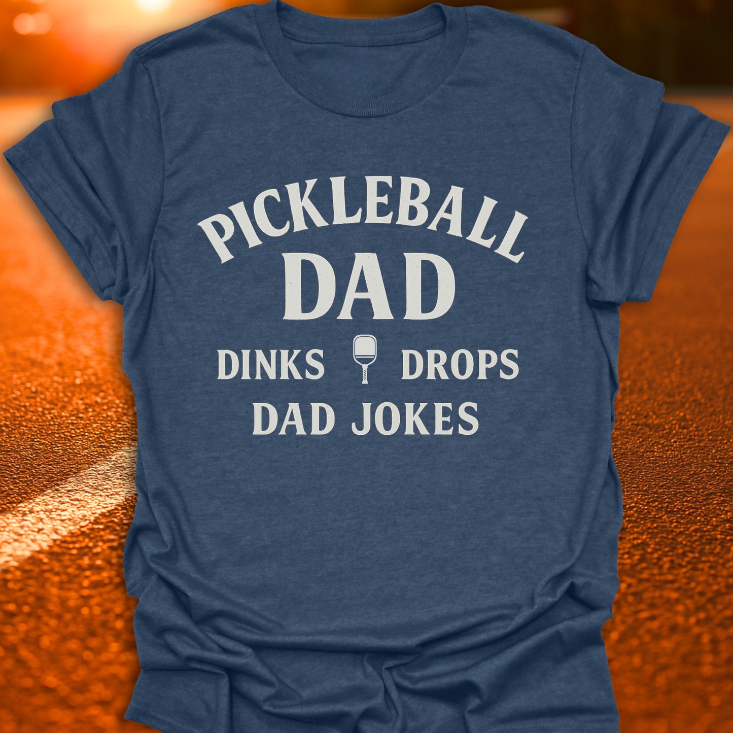 Pickleball Dad - Dinks, Drops, Dad Jokes T-Shirt