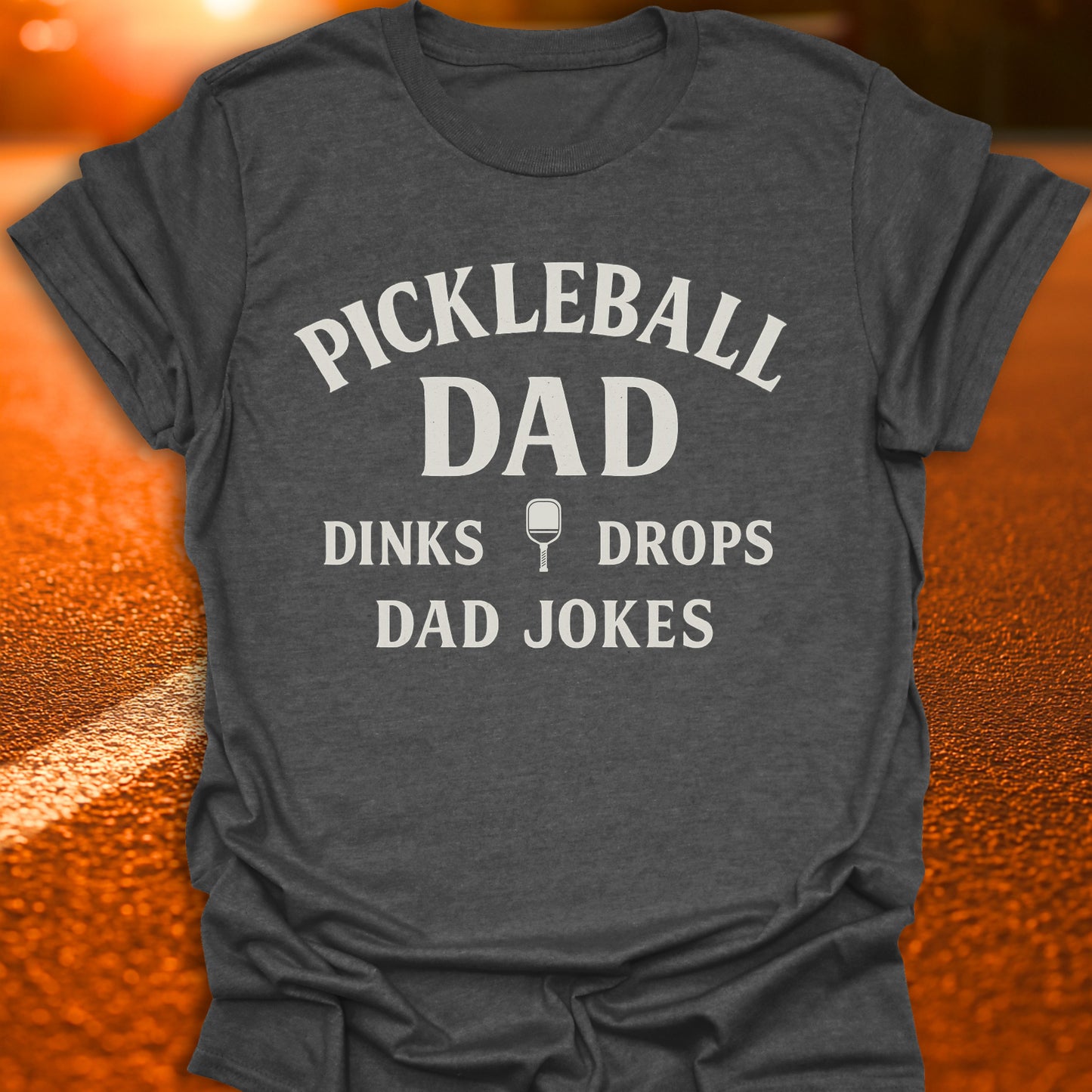 Pickleball Dad - Dinks, Drops, Dad Jokes T-Shirt