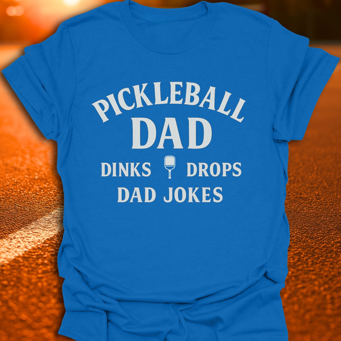 Pickleball Dad - Dinks, Drops, Dad Jokes T-Shirt