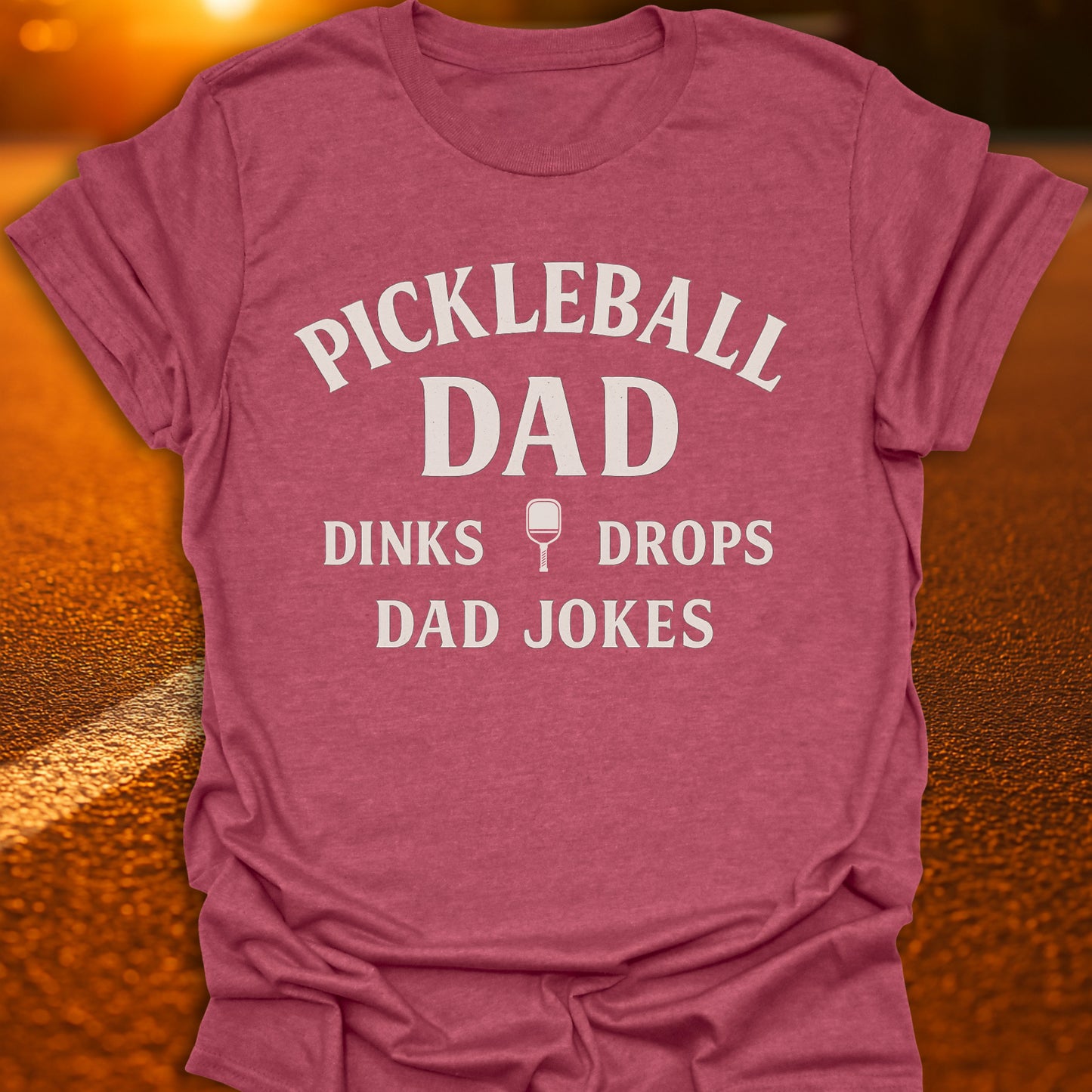 Pickleball Dad - Dinks, Drops, Dad Jokes T-Shirt
