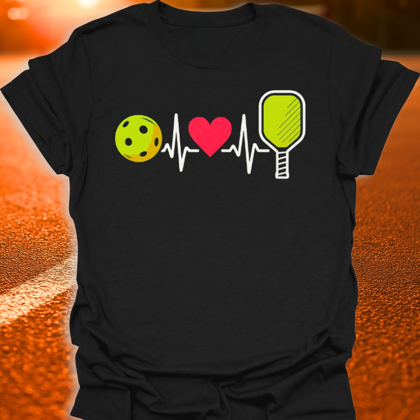 Pickleball Heart Beat T-Shirt