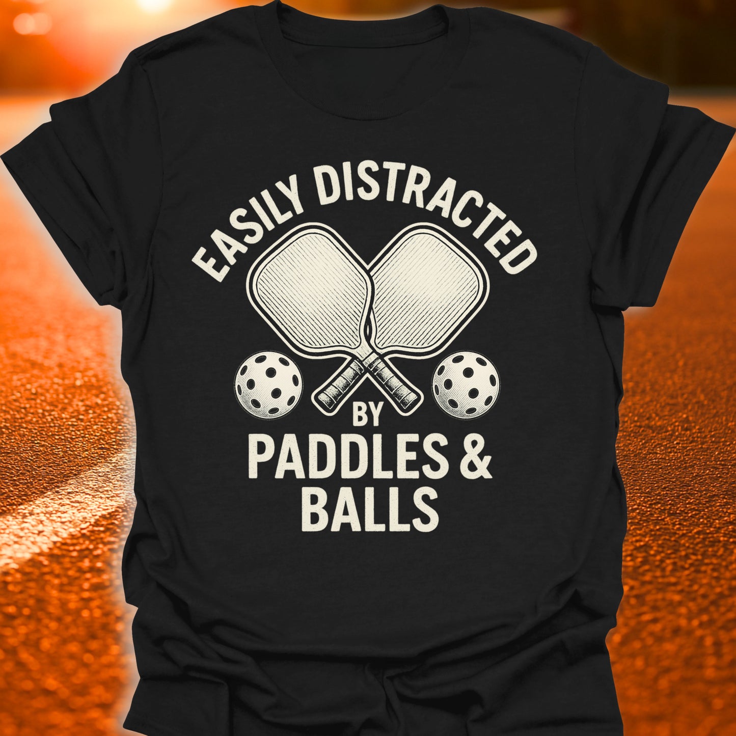 Easily Distracted By Paddles & Balls T-Shirt