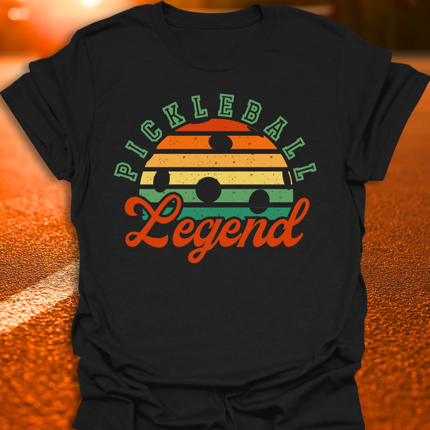 Pickleball Legend Sunset T-Shirt