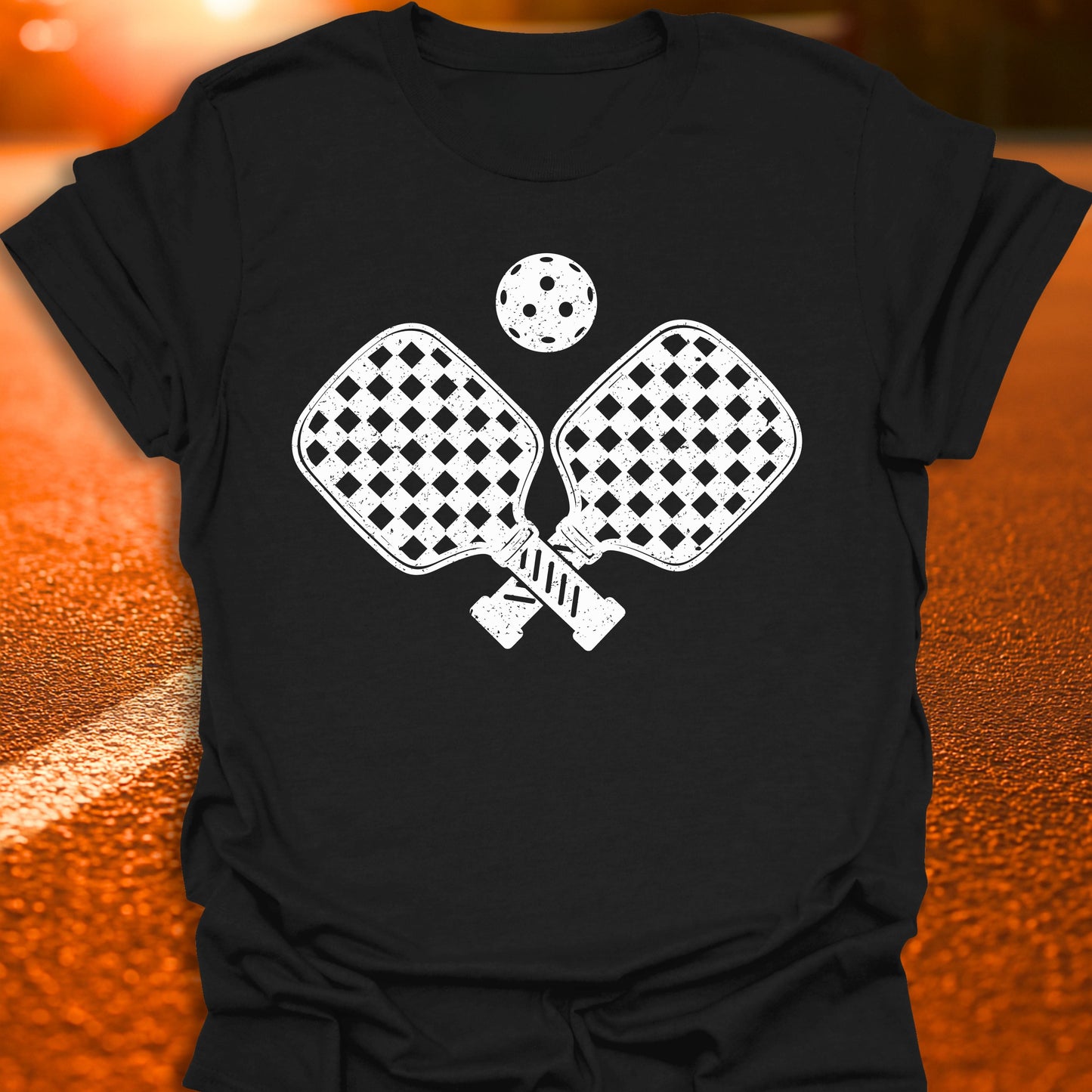 Checkerboard Paddles & Ball T-Shirt