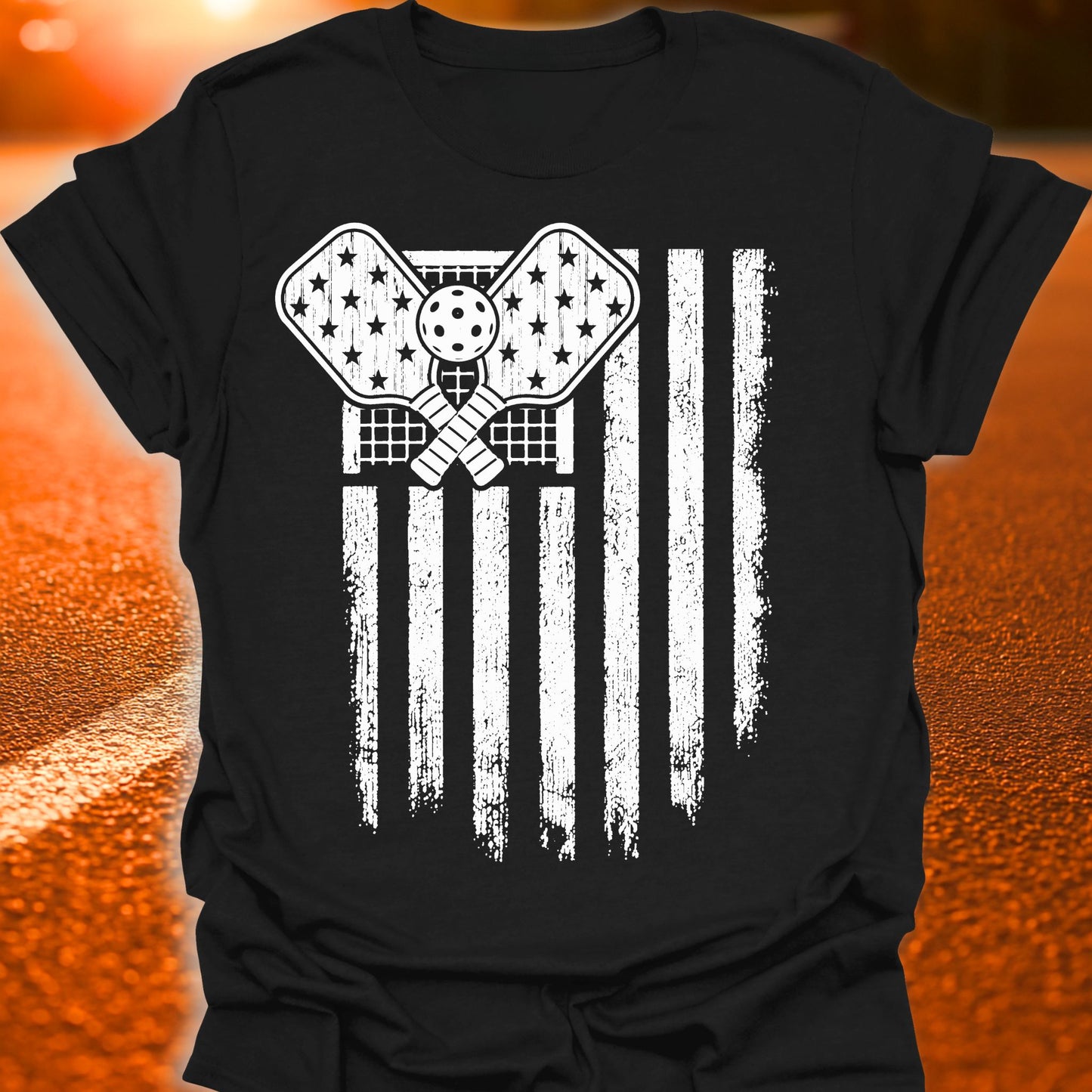 Patriot Pickleball Flag T-Shirt