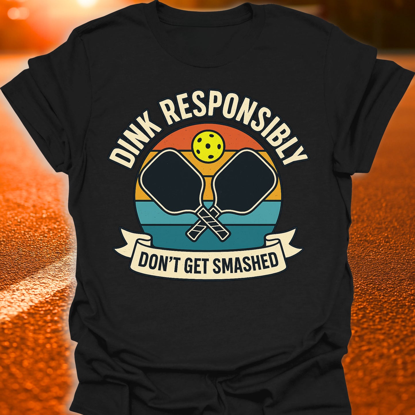 Dink Responsibly Pickleball T-Shirt