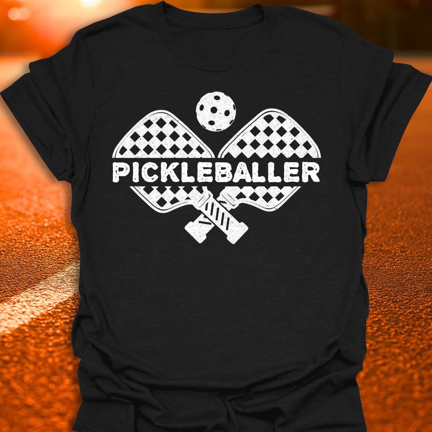 Pickleballer Paddles & Ball T-Shirt