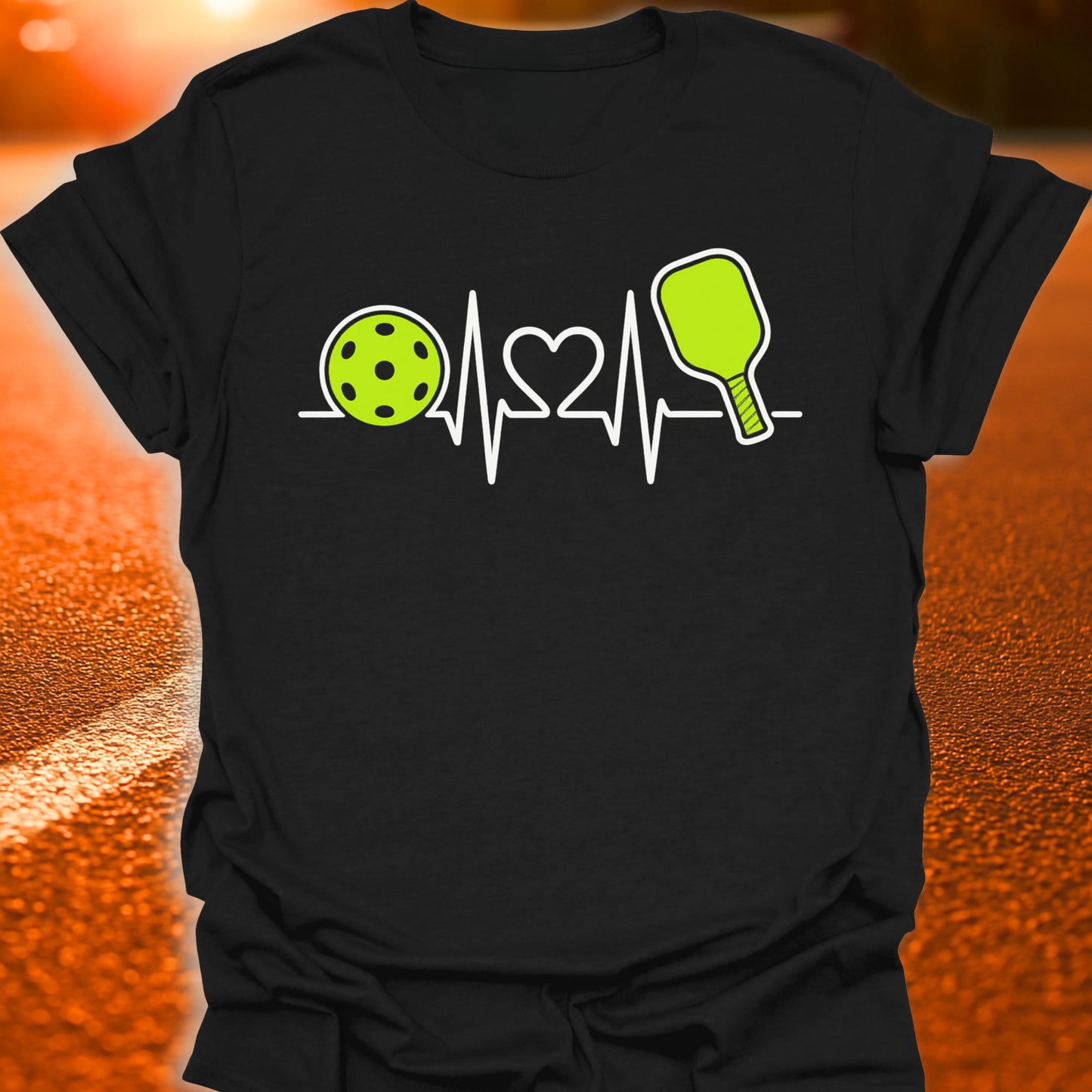 Pickleball Heartbeat T-Shirt