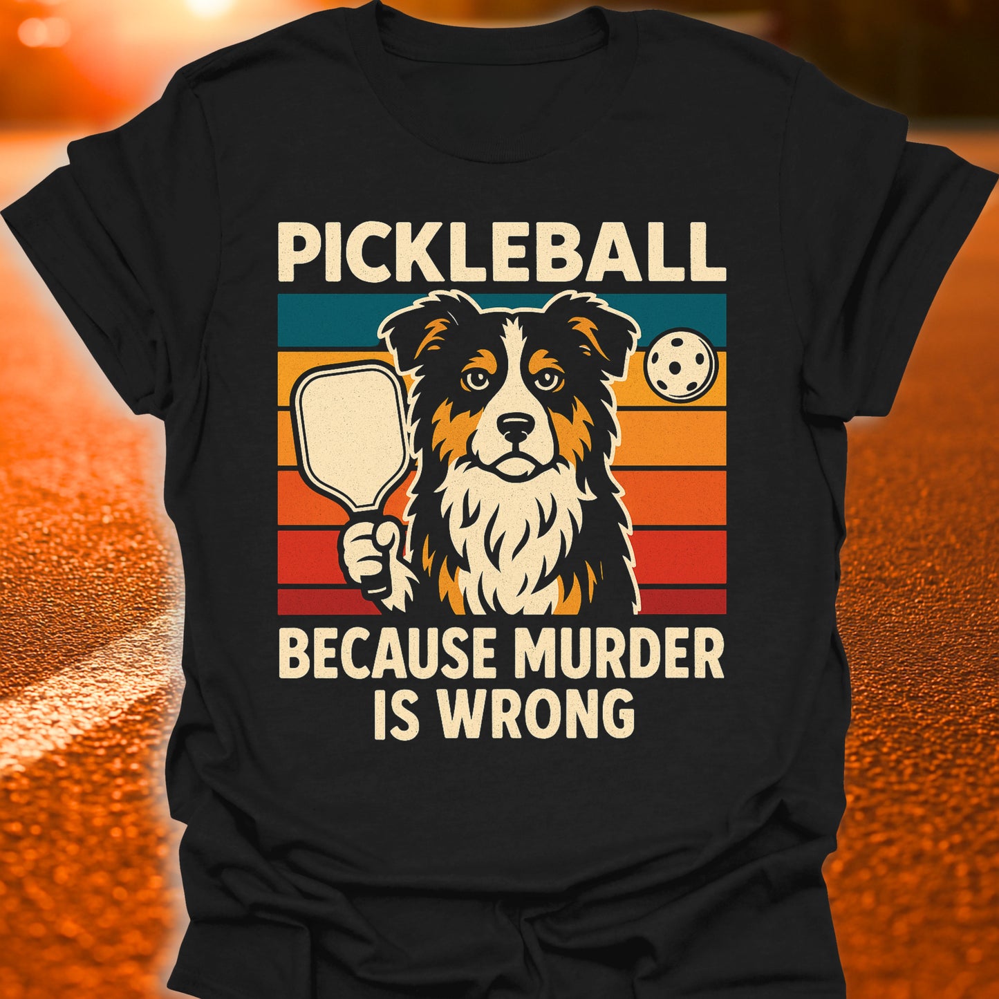 Murder Is Wrong Pickleball T-Shirt