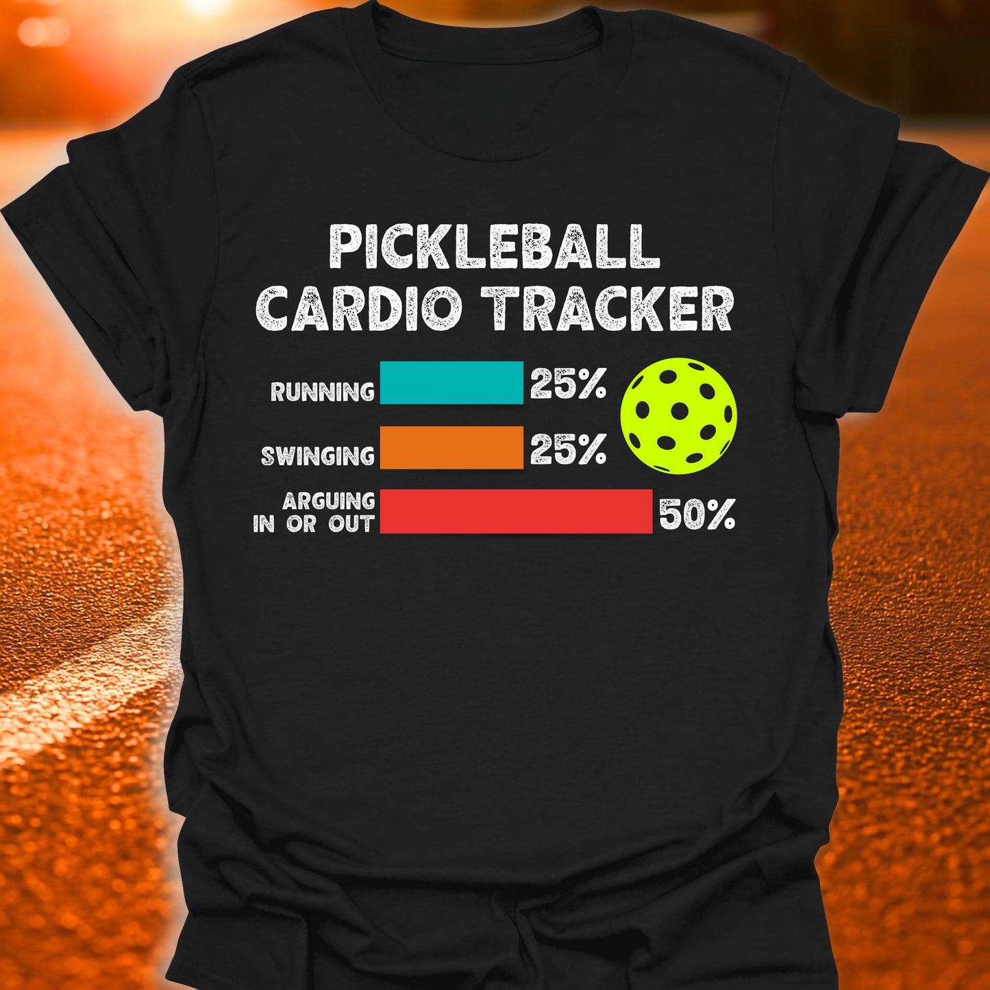 Cardio Tracker Pickleball T-Shirt