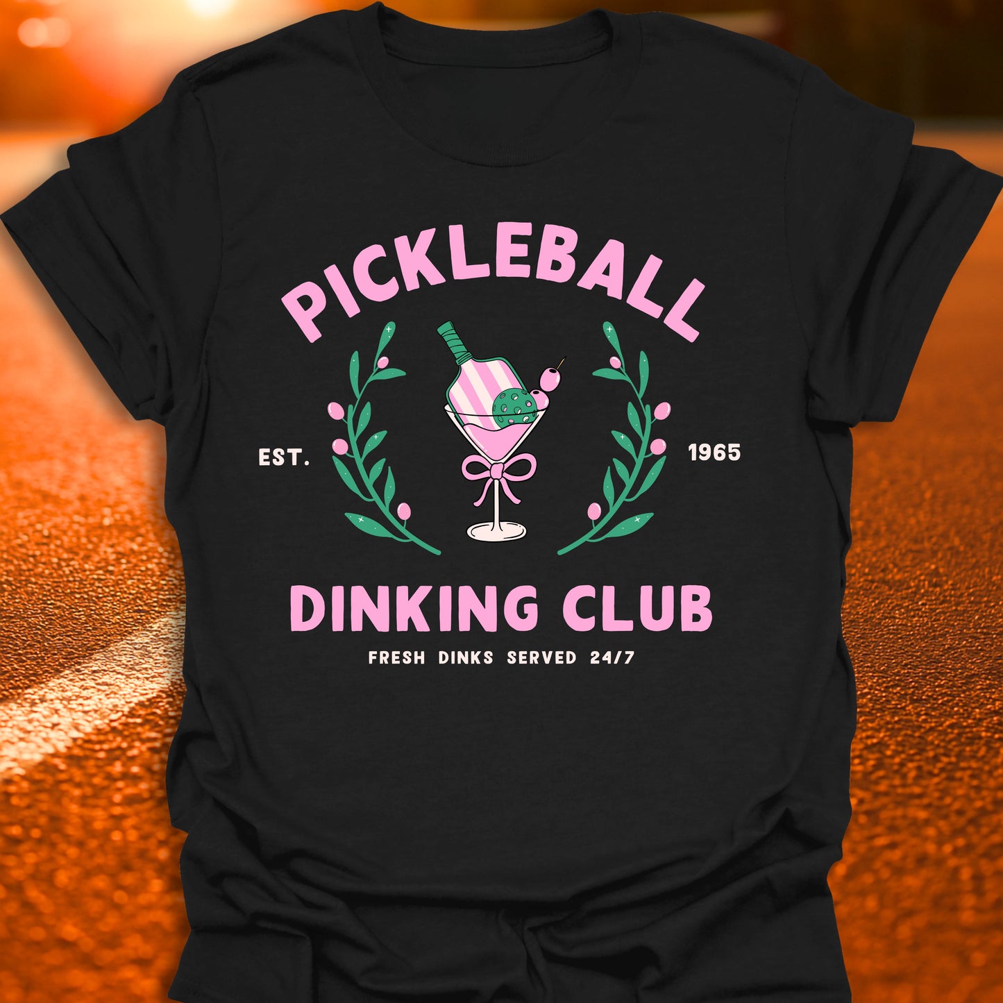 Pickleball Dinking Club (Fresh Dinks Served 24/7) T-Shirt