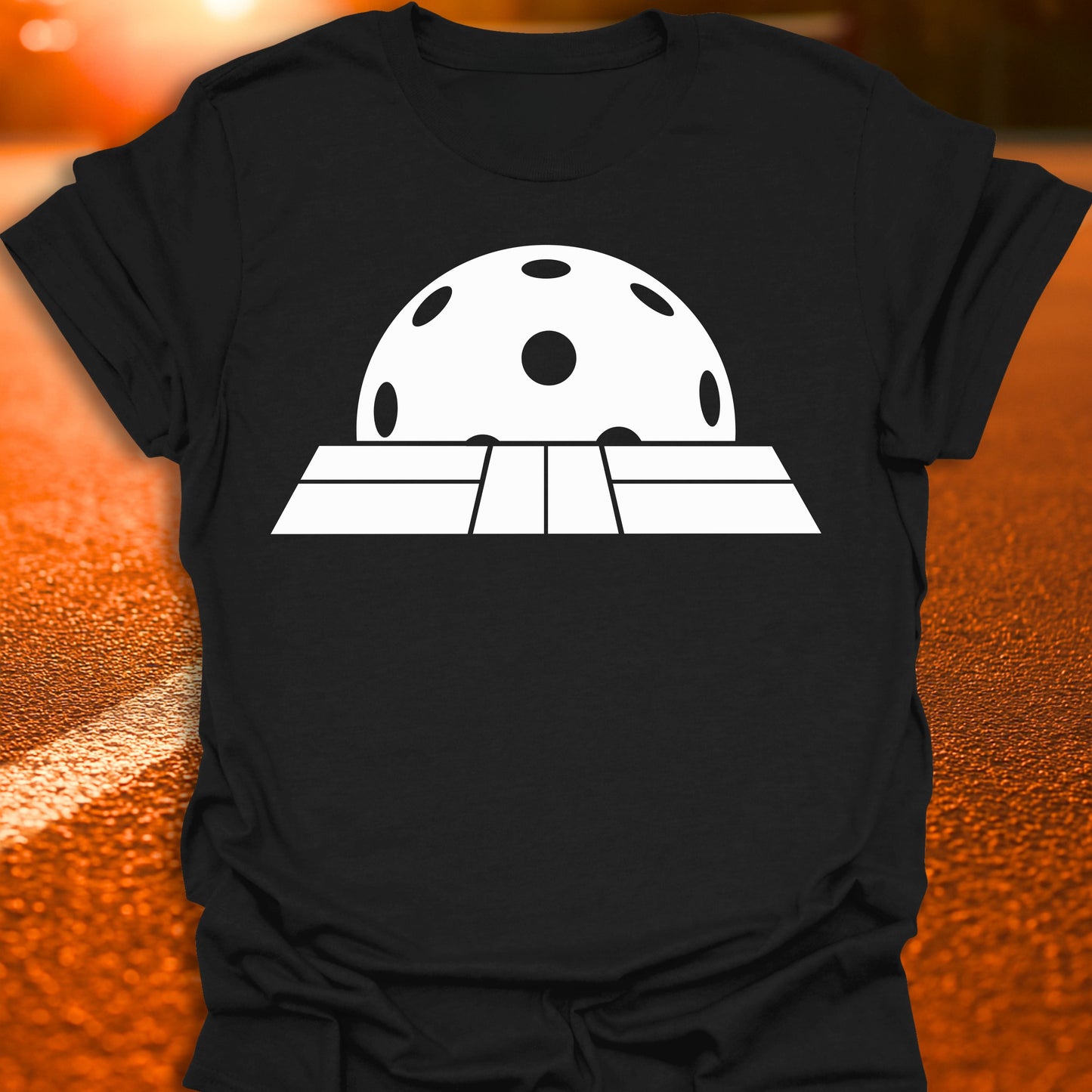 Pickleball Court & Ball T-Shirt