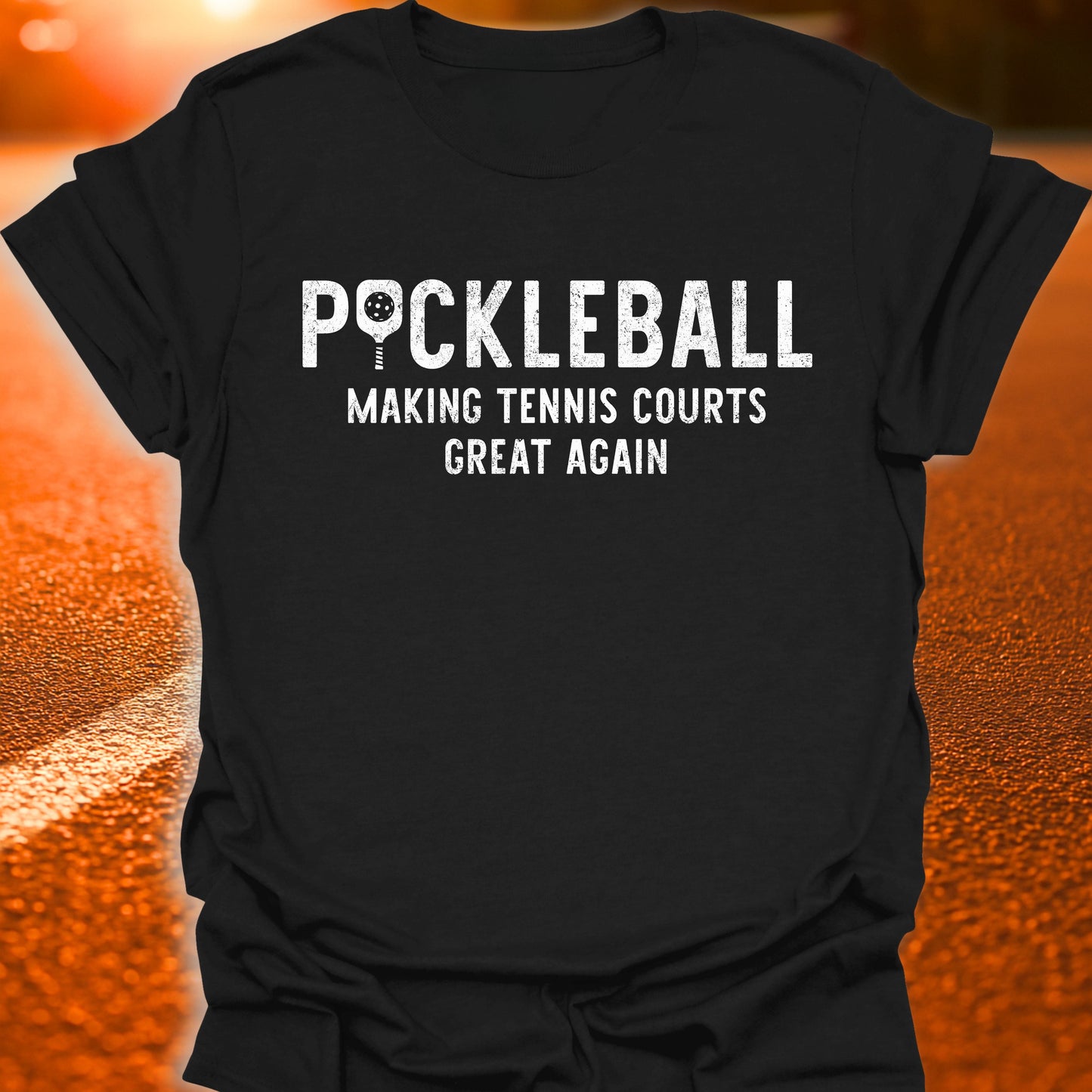 Making Tennis Courts Great Again Pickleball T-Shirt