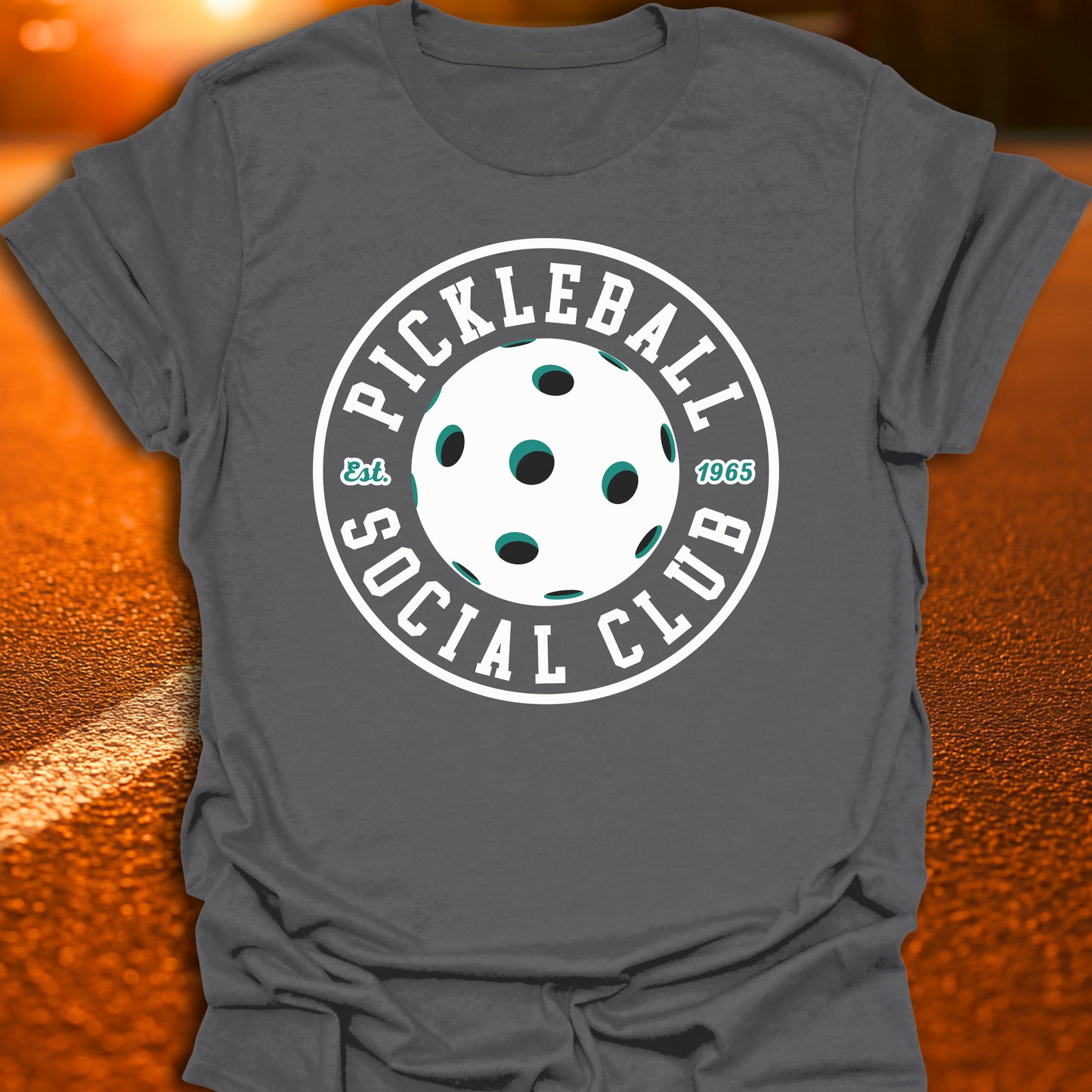 Pickleball Social Club (Circle) T-Shirt