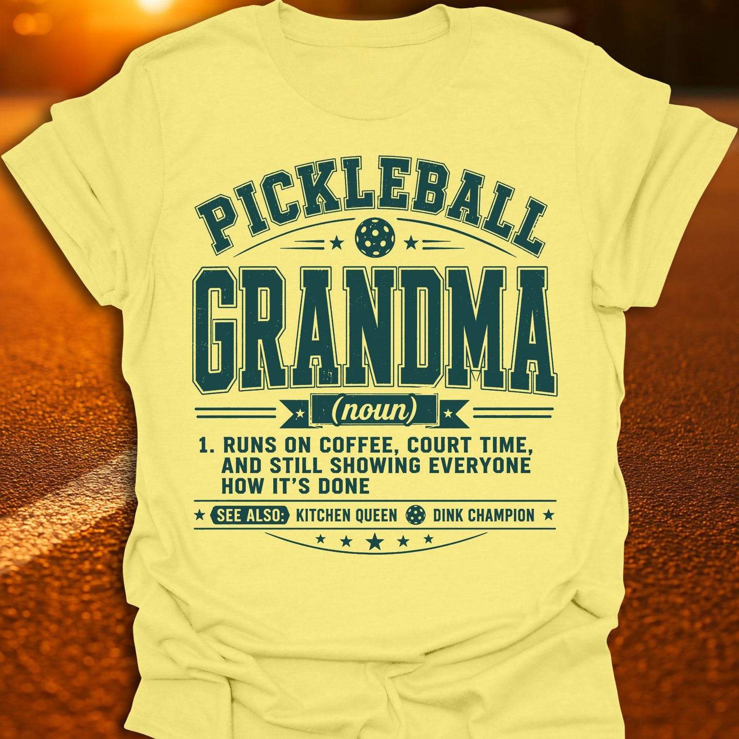 Pickleball Grandma Definition T-Shirt