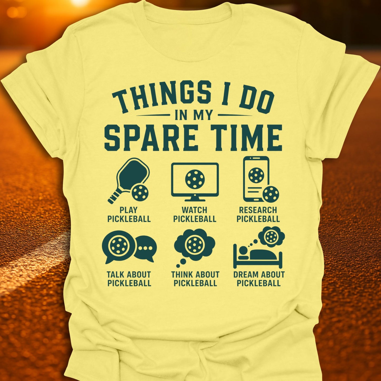 Spare Time Pickleball T-Shirt
