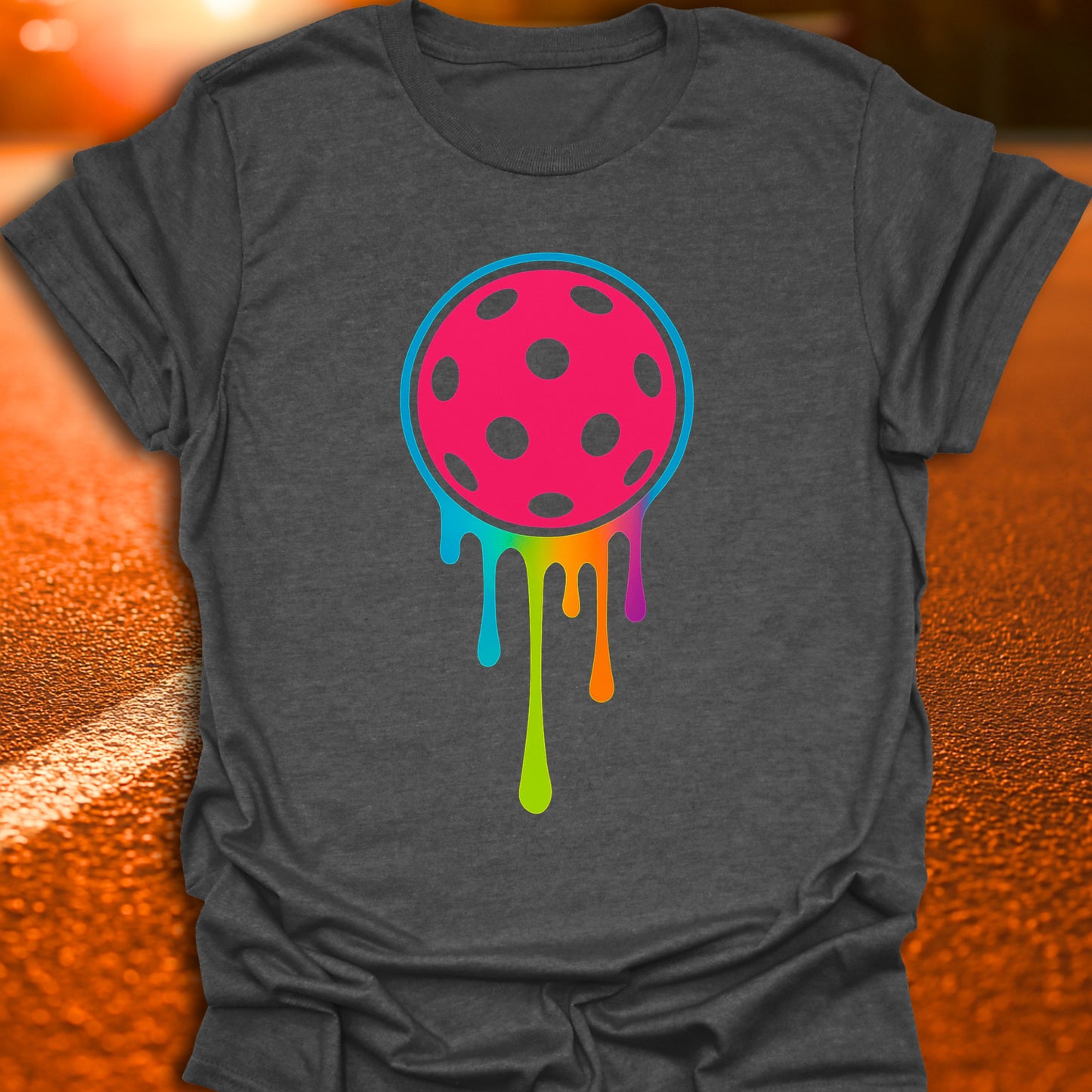 Neon Pickleball Drip T-Shirt