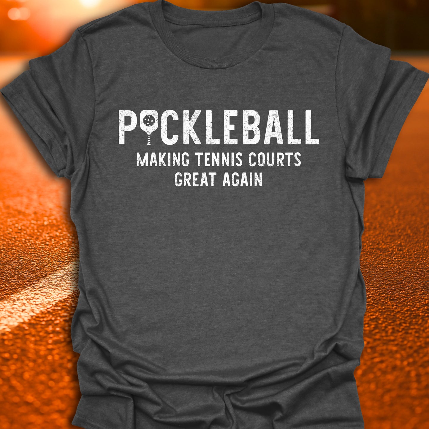 Making Tennis Courts Great Again Pickleball T-Shirt