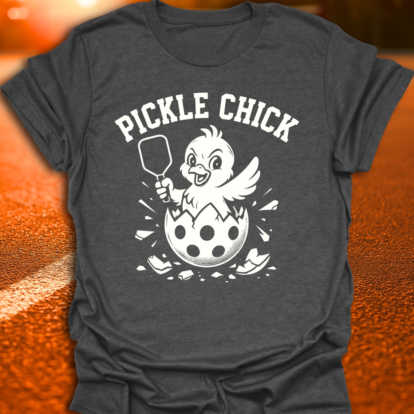 Pickle Chick Varsity T-Shirt