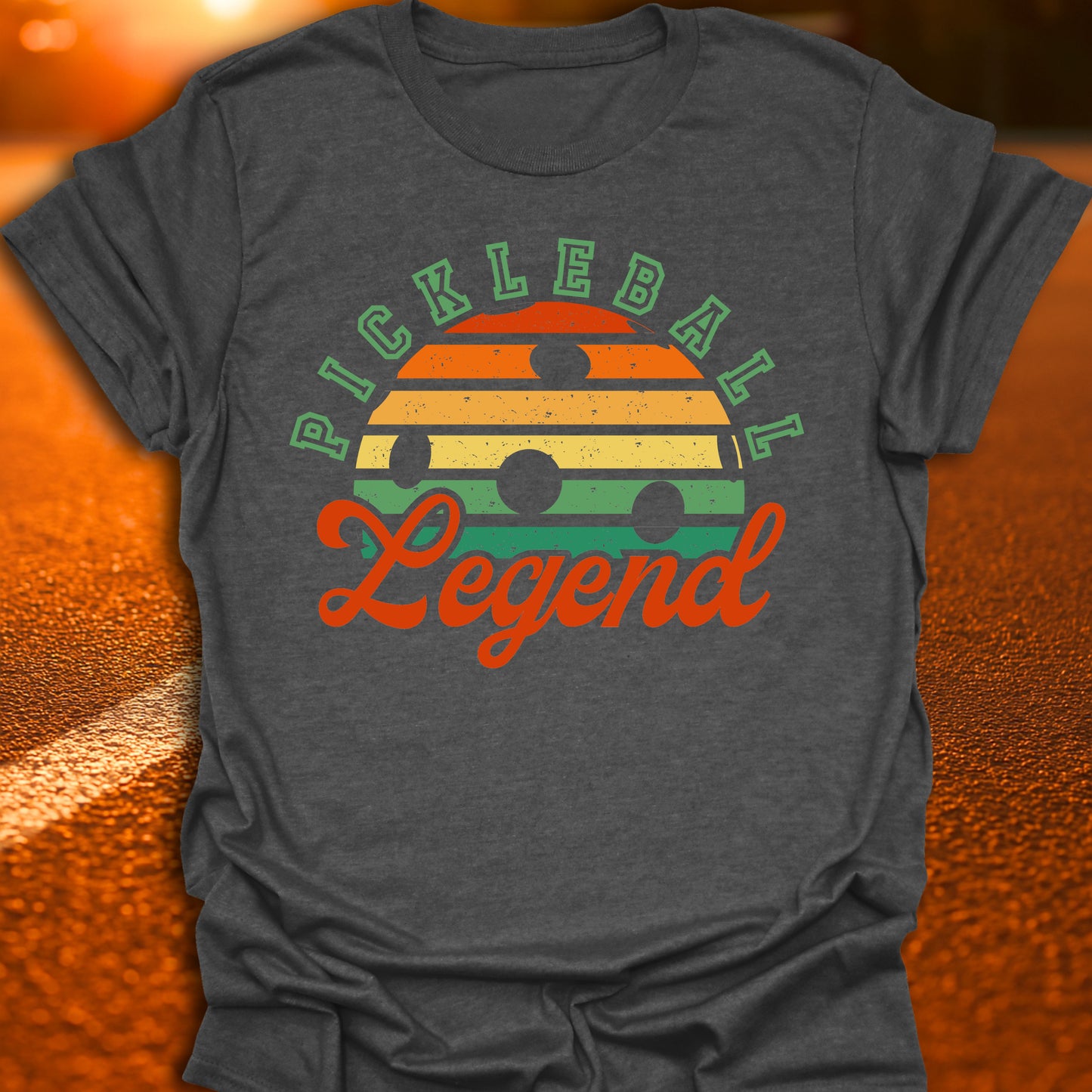 Pickleball Legend Sunset T-Shirt