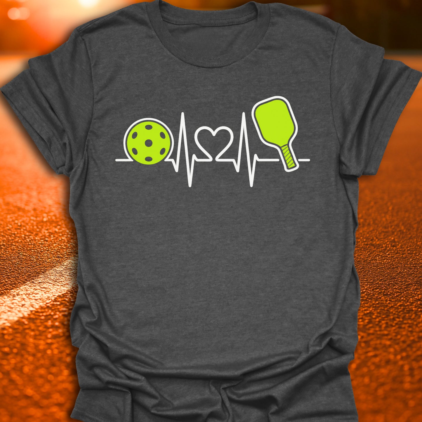 Pickleball Heartbeat T-Shirt