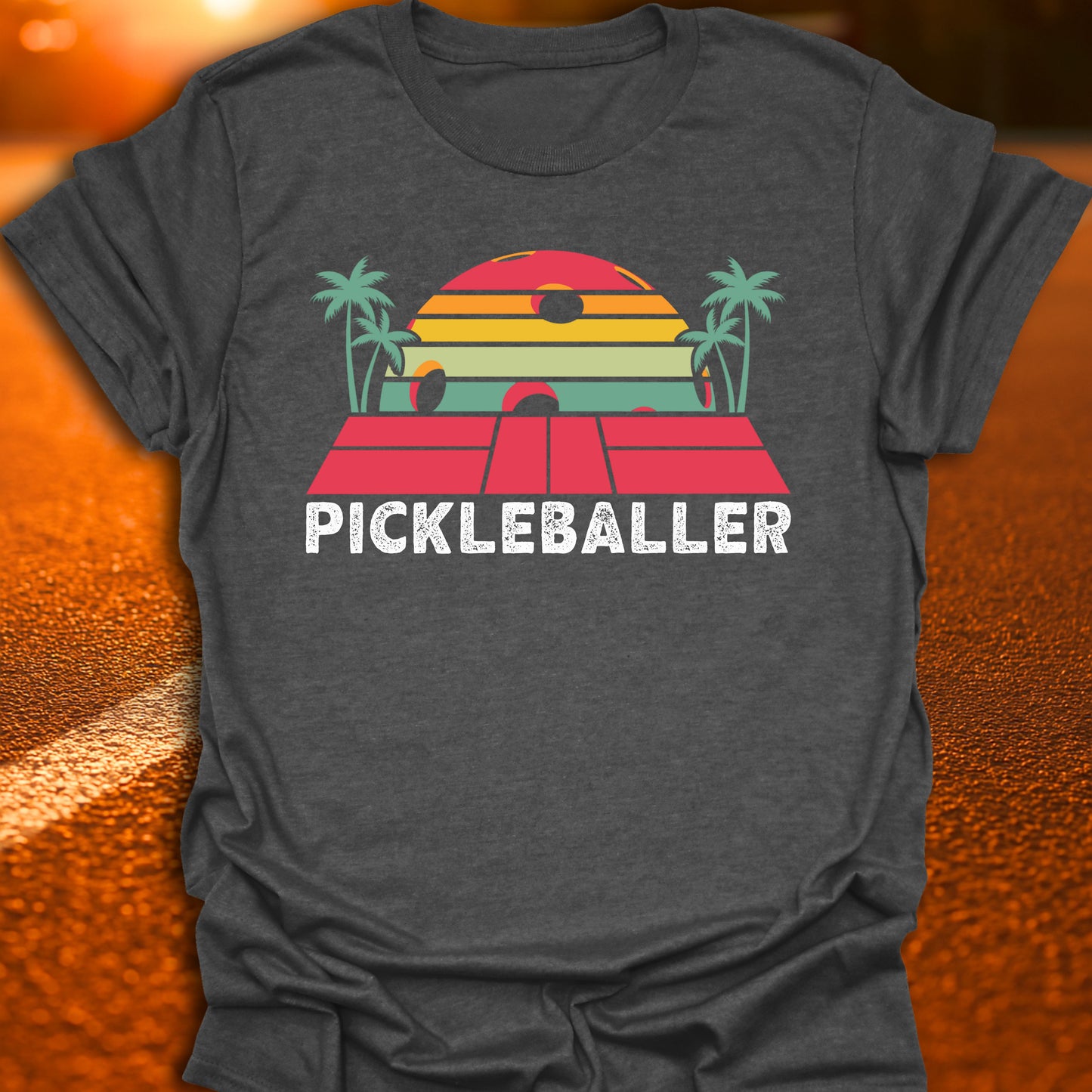 Pickleballer Sunset T-Shirt