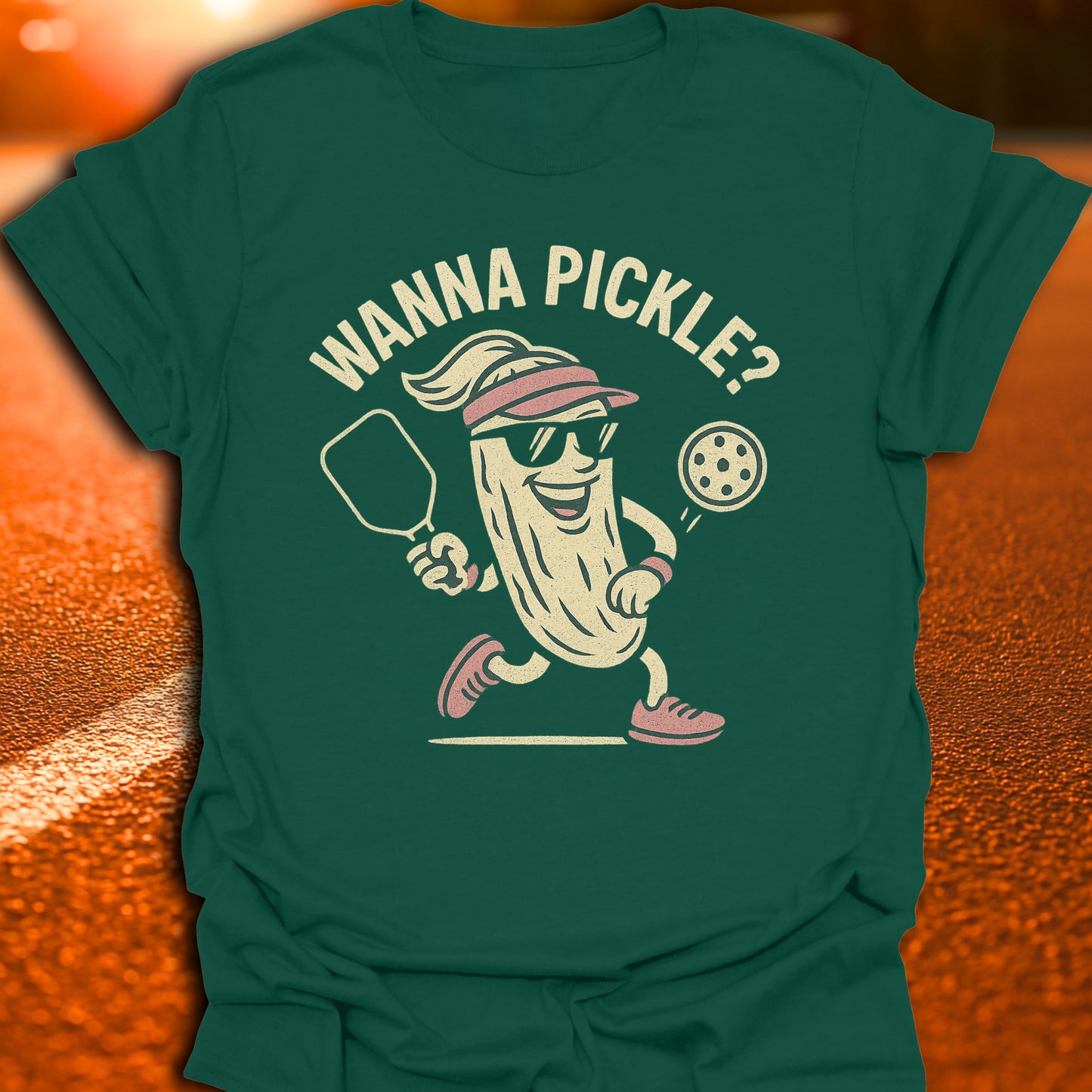 Wanna Pickle? (Feminine, Dark) T-Shirt