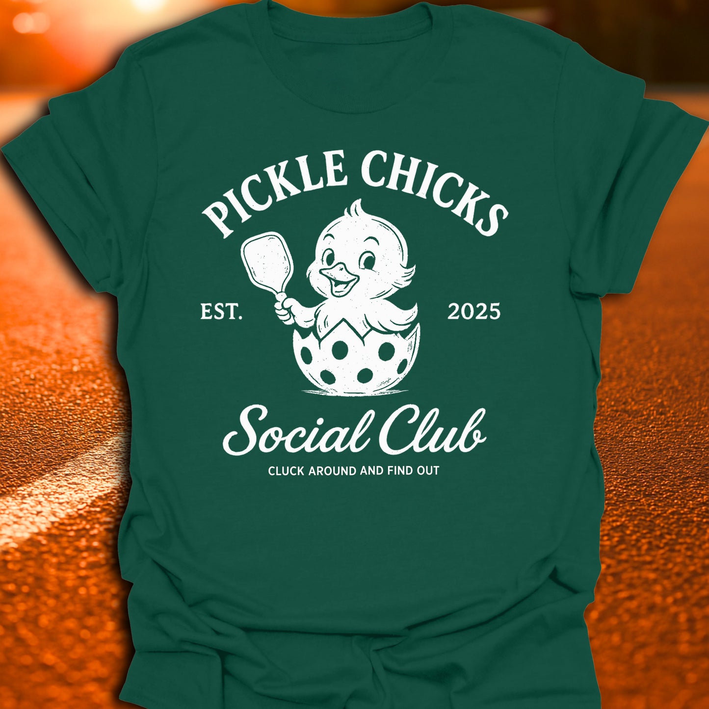 Pickle Chicks Social Club (White Print) T-Shirt