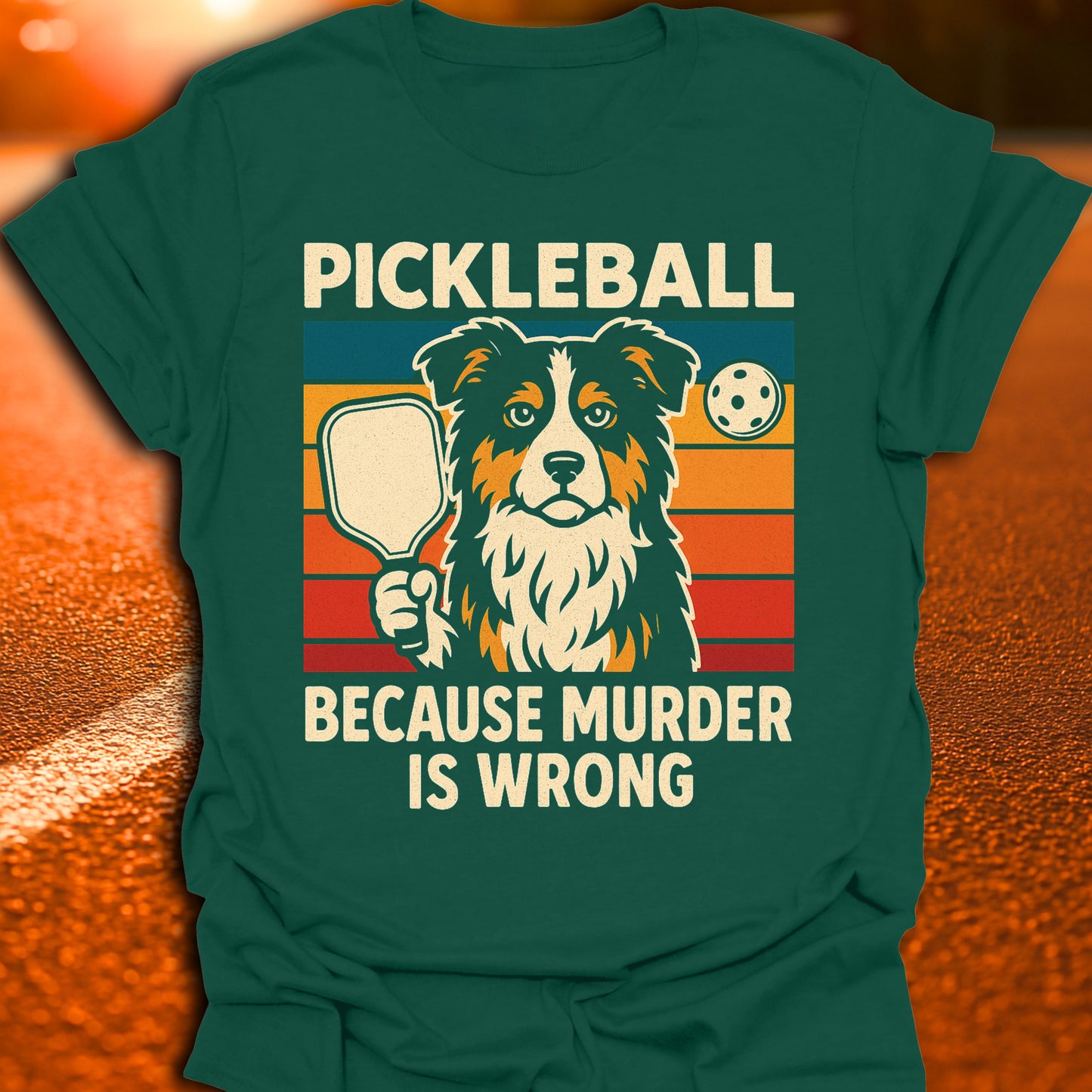 Murder Is Wrong Pickleball T-Shirt