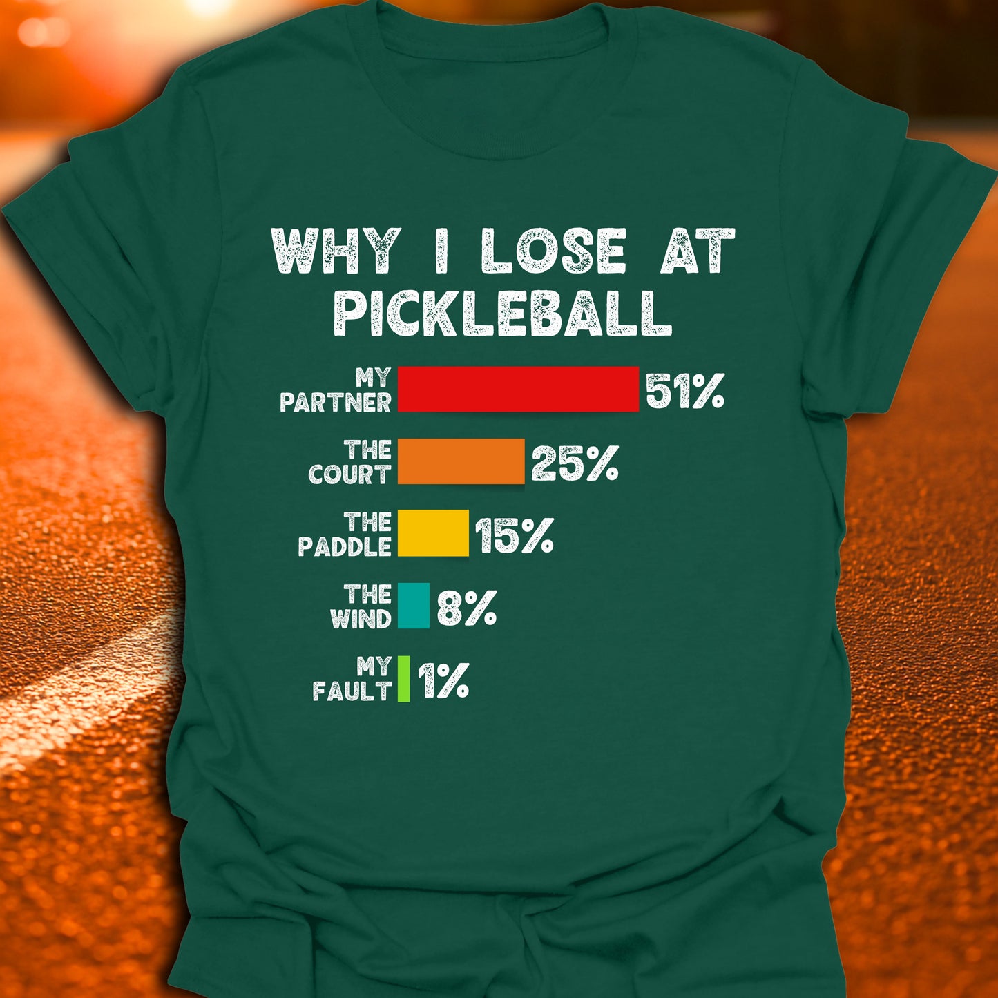 Why I Lose At Pickleball T-Shirt