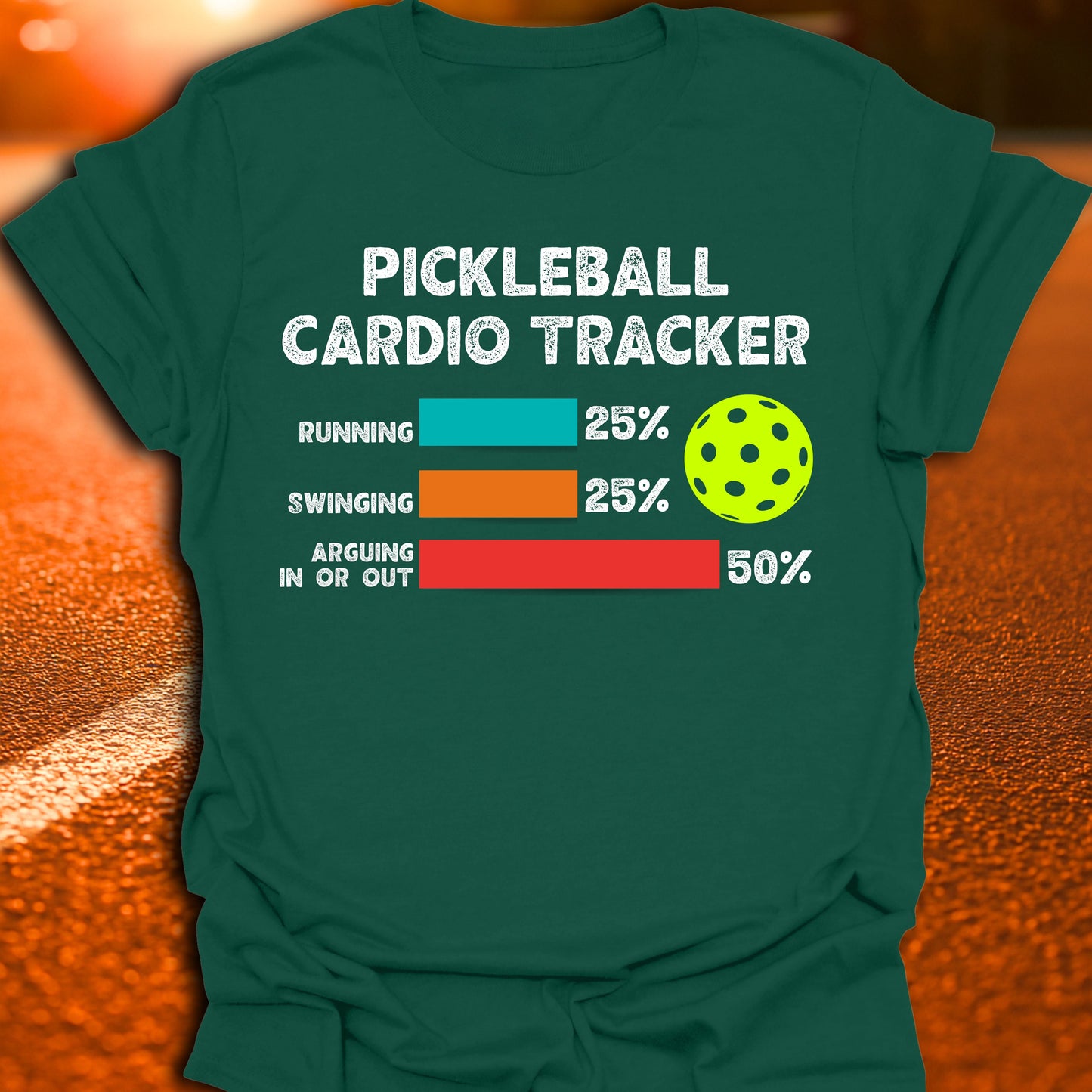 Cardio Tracker Pickleball T-Shirt