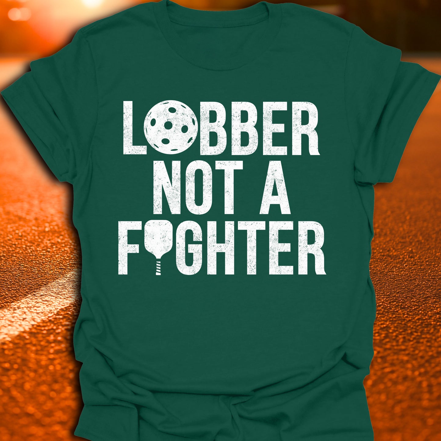 Lobber Not A Fighter Pickleball T-Shirt