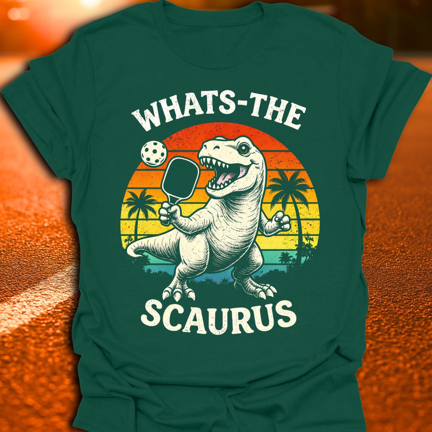 Whats-The-Scaurus Pickleball T-Shirt