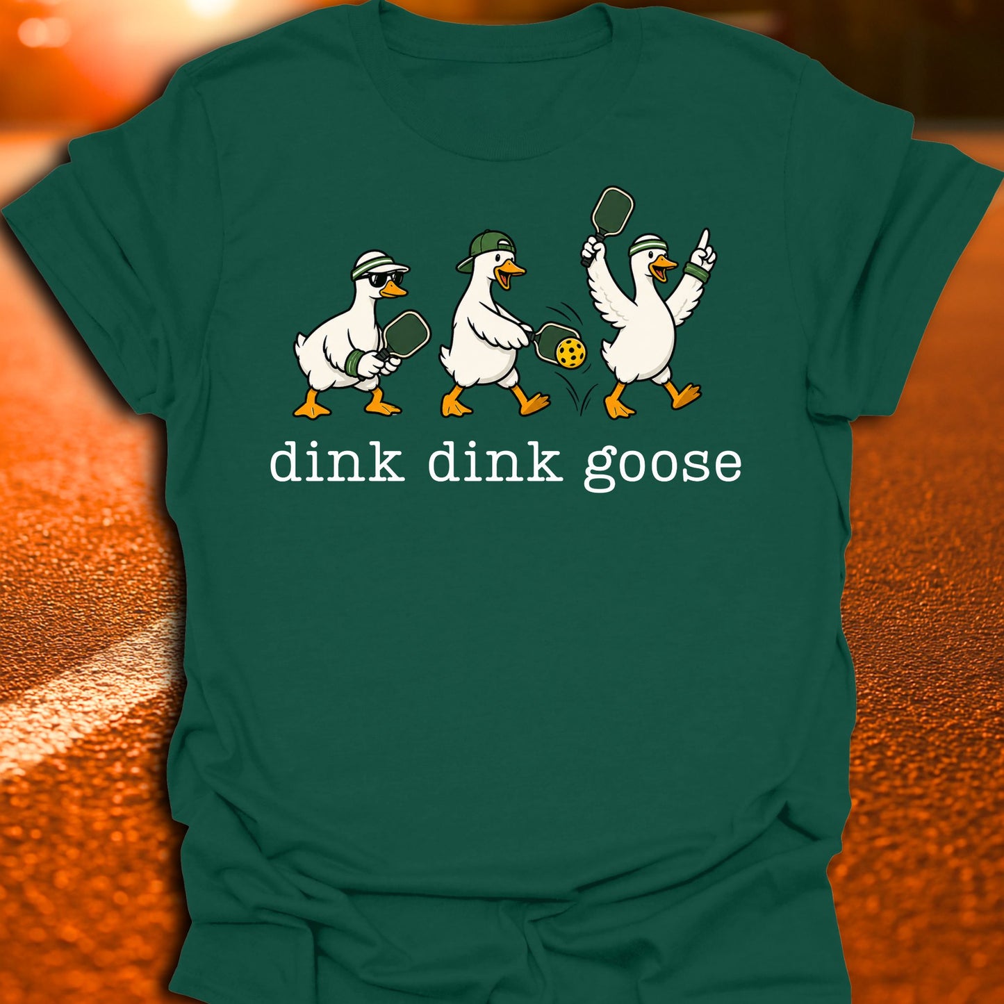Dink Dink Goose Pickleball T-Shirt