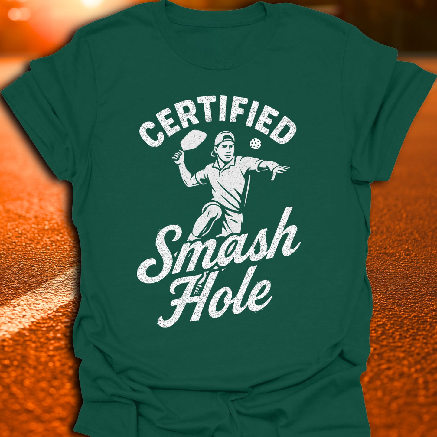 Certified Smash Hole Pickleball T-Shirt