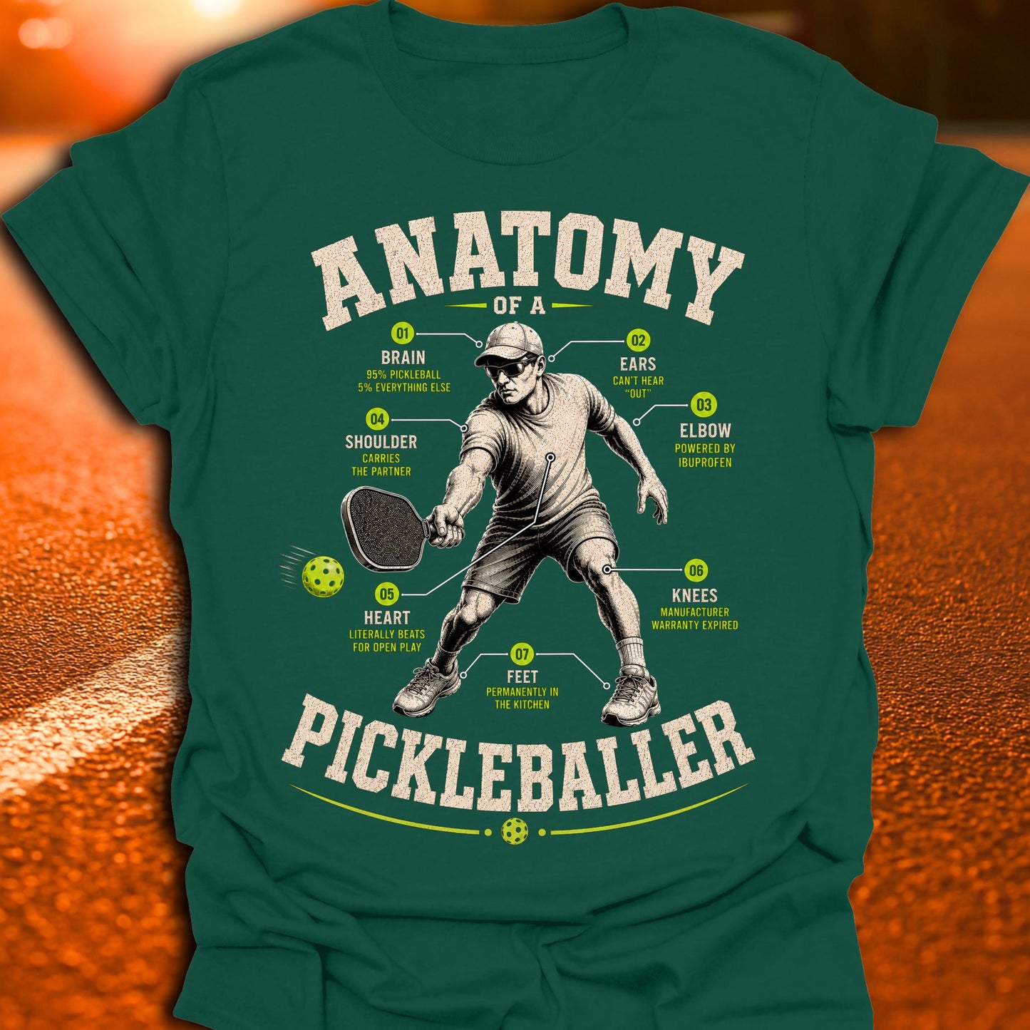 Anatomy Pickleball T-Shirt