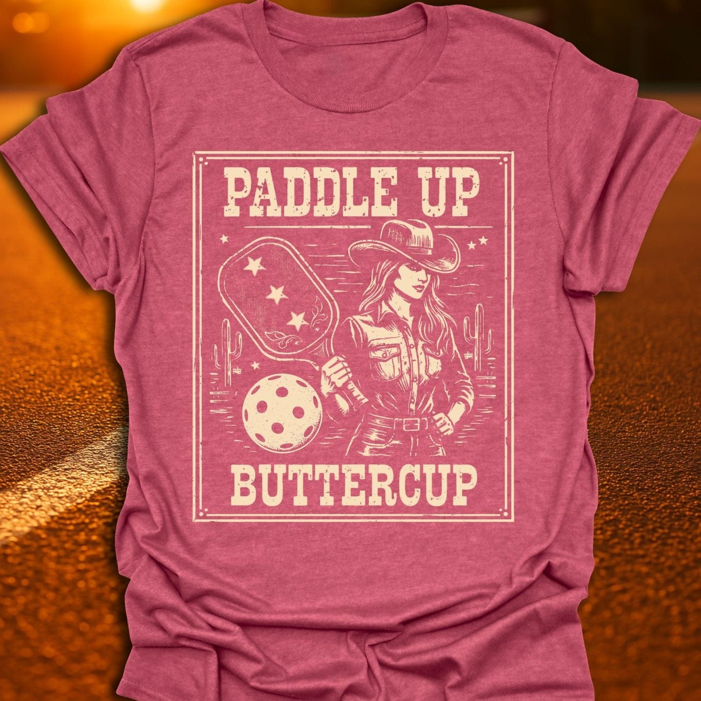 Paddle Up Buttercup Pickleball T-Shirt