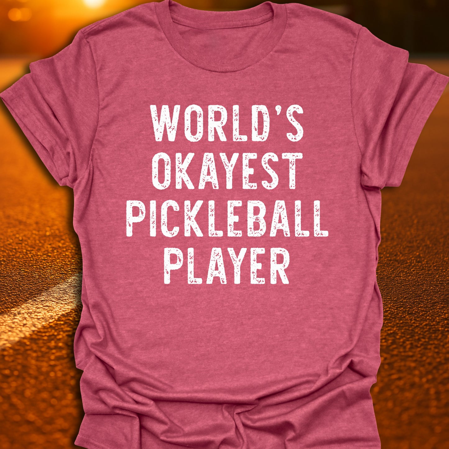 World's Okayest Pickleball Player T-Shirt