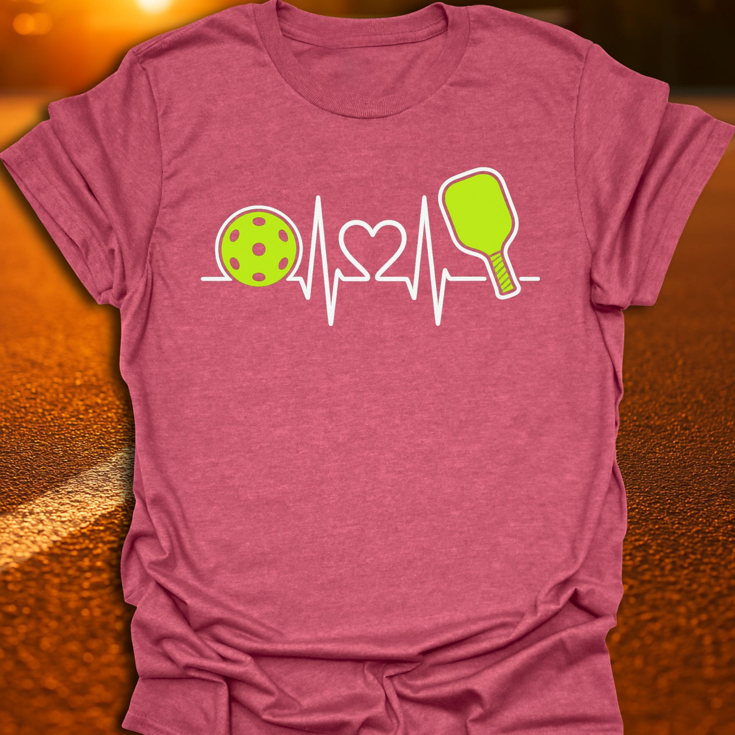 Pickleball Heartbeat T-Shirt