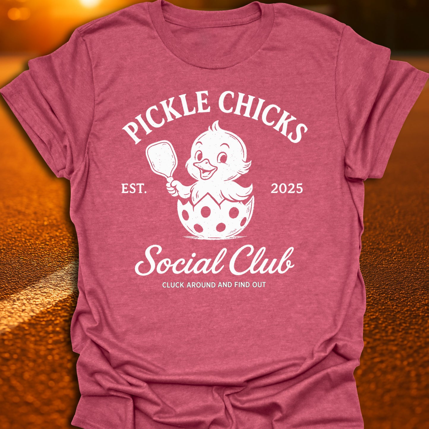 Pickle Chicks Social Club (White Print) T-Shirt