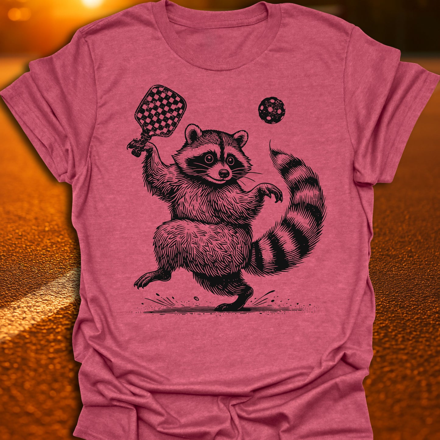 Raccoon Pickleball T-Shirt