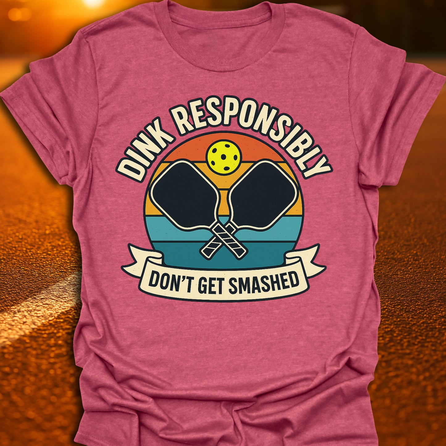 Dink Responsibly Pickleball T-Shirt