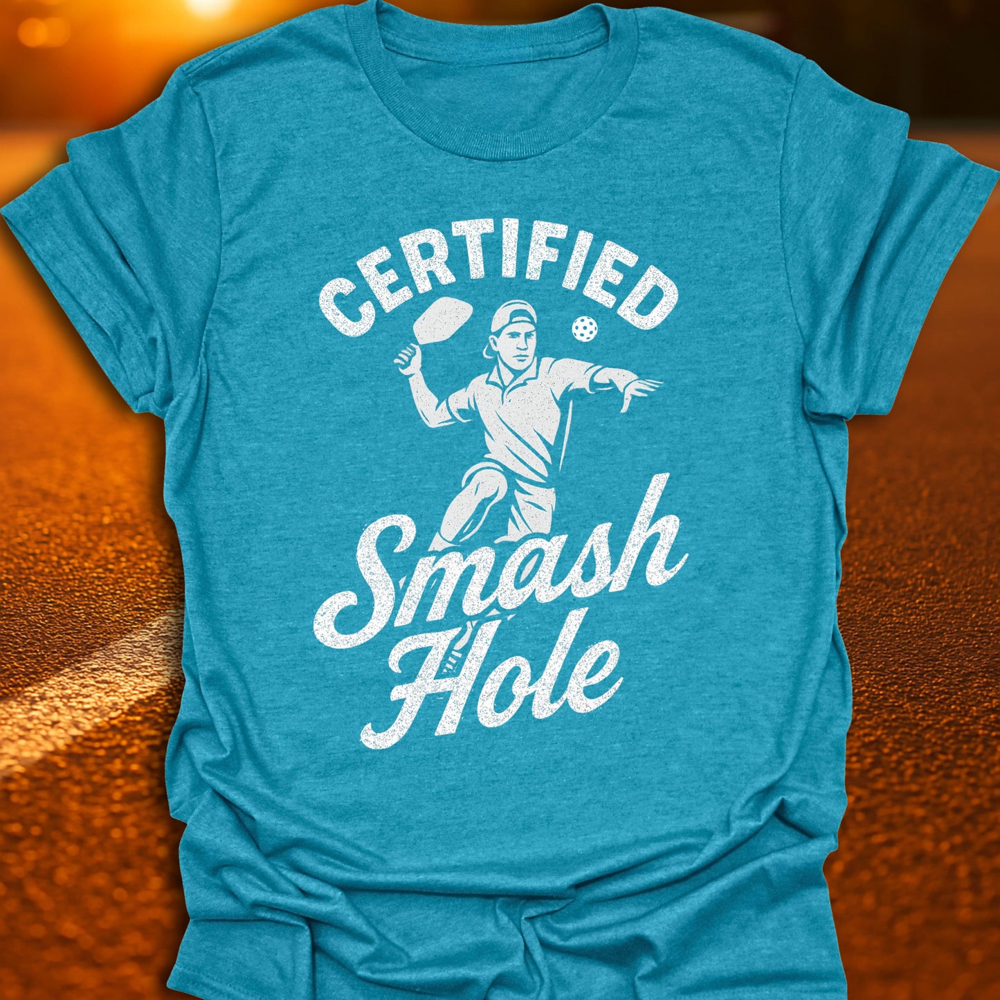 Certified Smash Hole Pickleball T-Shirt