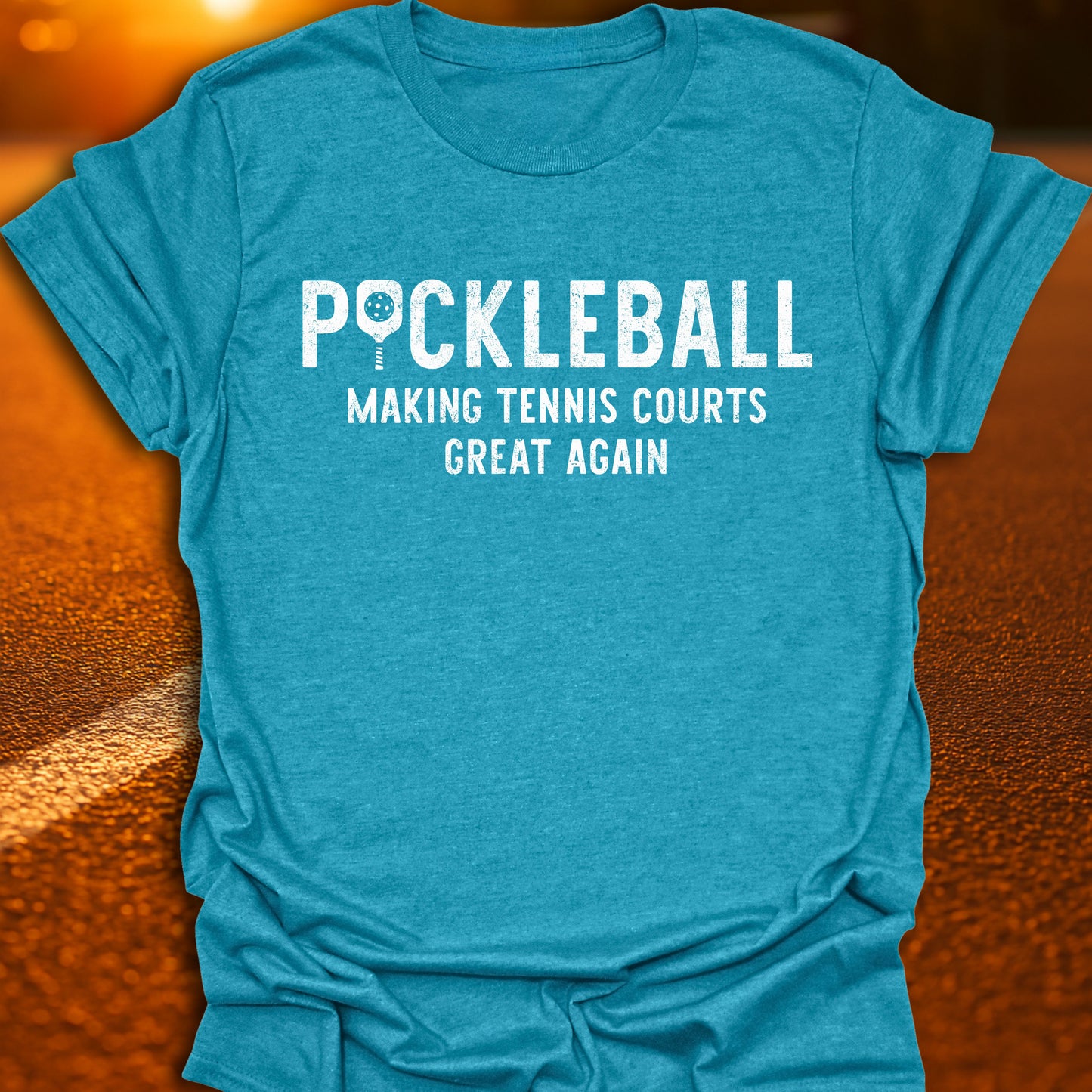 Making Tennis Courts Great Again Pickleball T-Shirt
