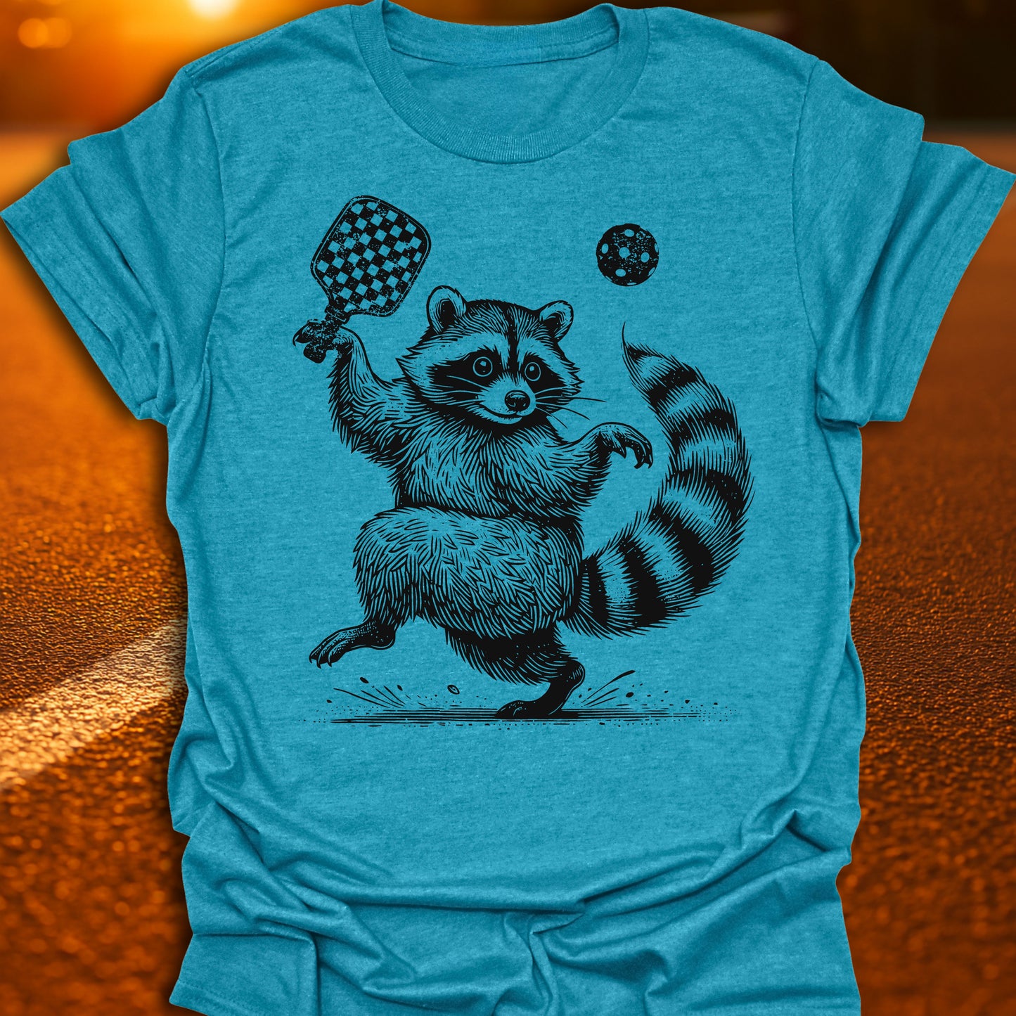 Raccoon Pickleball T-Shirt