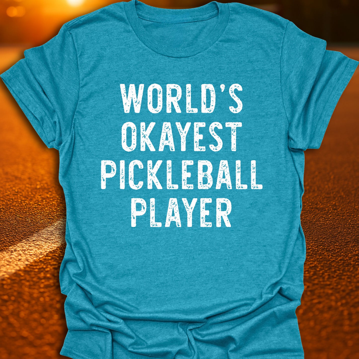 World's Okayest Pickleball Player T-Shirt