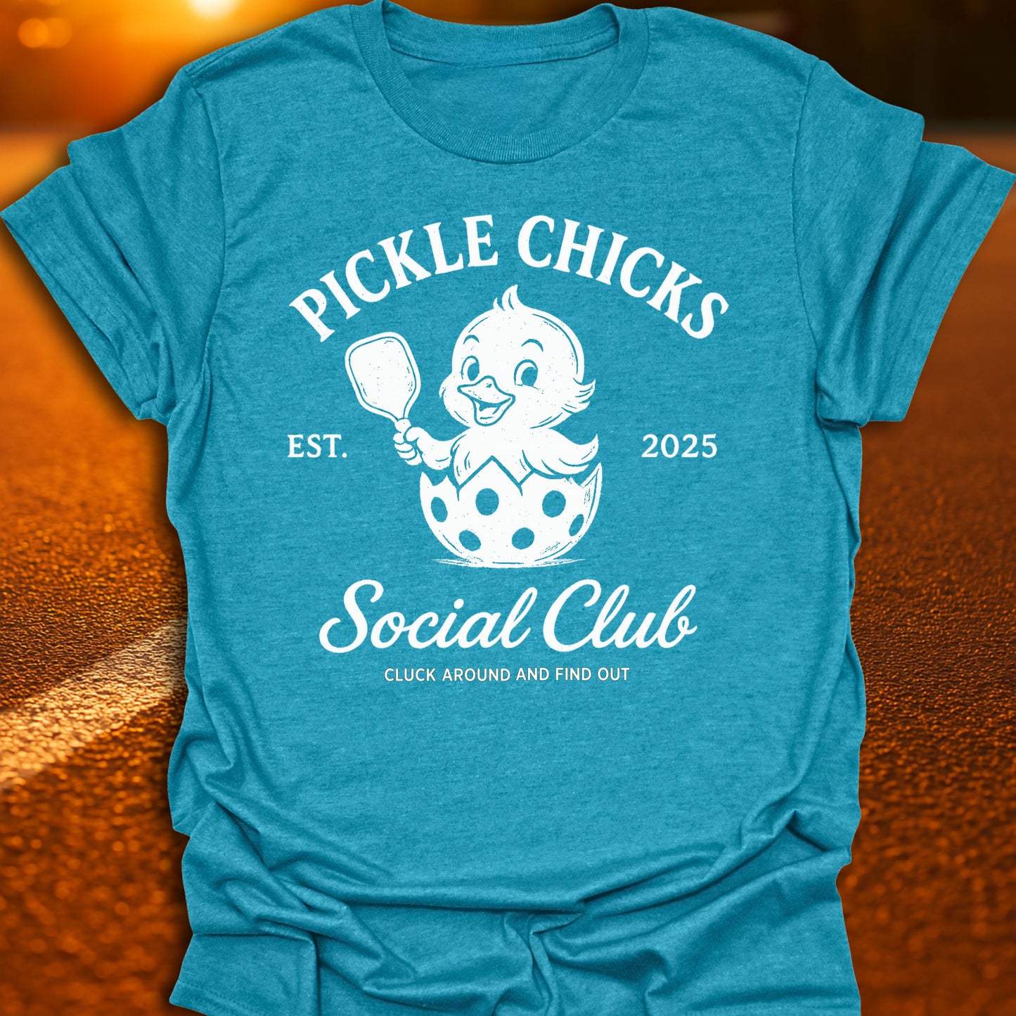 Pickle Chicks Social Club (White Print) T-Shirt